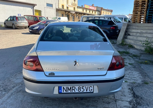 Peugeot 407 cena 4900 przebieg: 250000, rok produkcji 2005 z Mrągowo małe 46